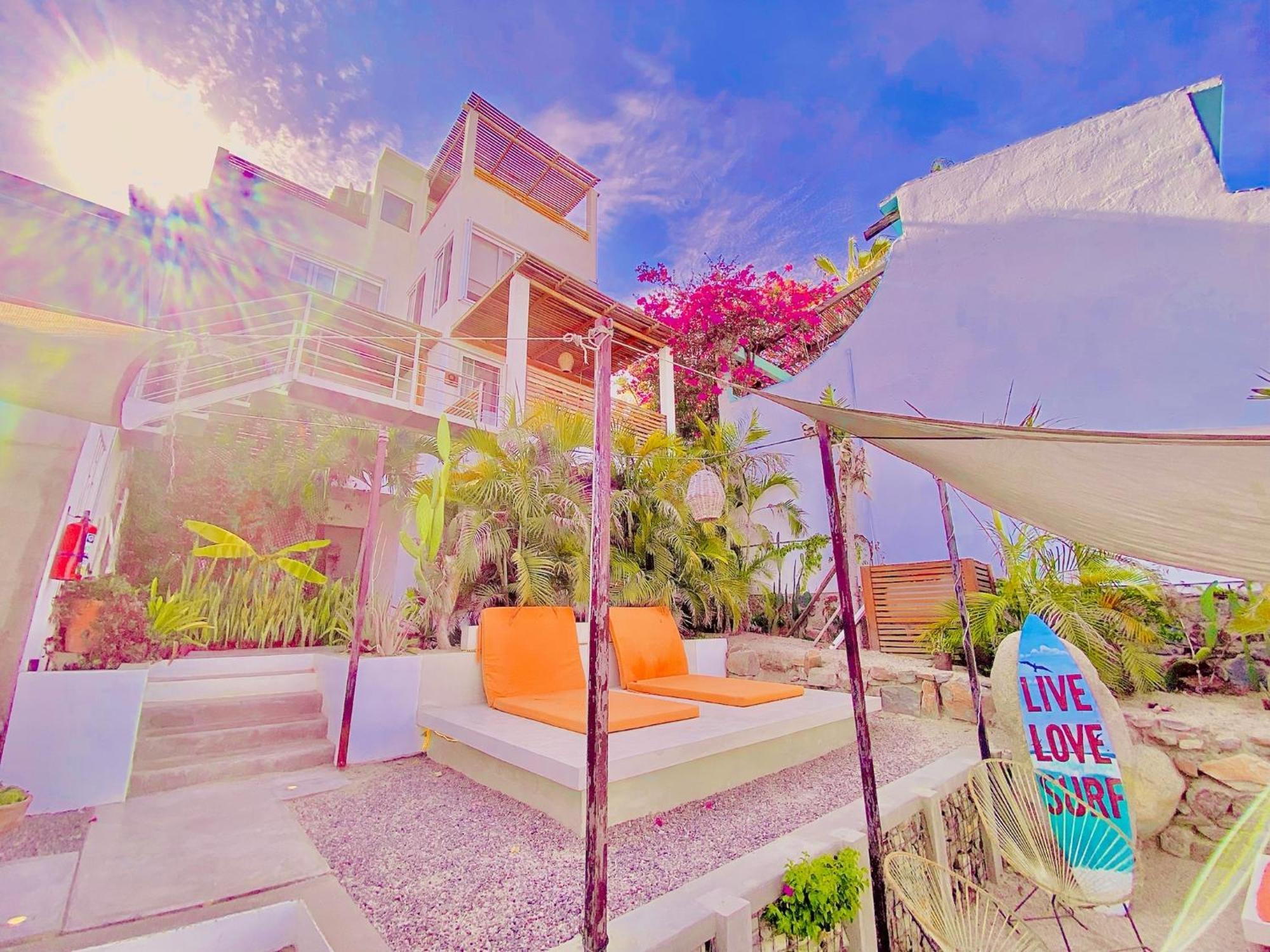 Hotel Perro Surfero טודוס סנטוס מראה חיצוני תמונה